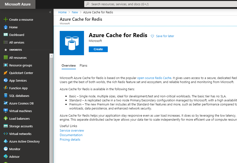 Azure Cache for Redis
